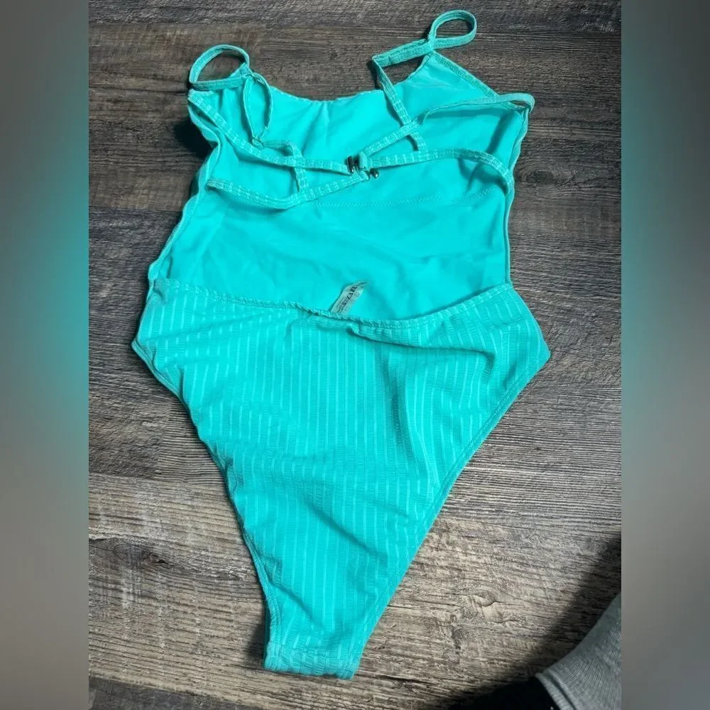 ZAFUL Blue bathing suit with strappy back #20